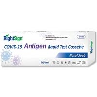 RightSign COVID 19 Antigen Test (Nasal Swab) Self Test 2 Pack (NOT For sale in WA)