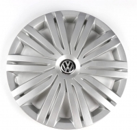 YINYANG OEM 1pc Chrome 415mm 41.5cm Wheel Center Cap Hub Cover Logo Emblem Replacement for VW Volkswagen Polo 2017 6RD 601 147 H