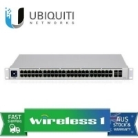 Ubiquiti USW-48-POE 48 port Managed Gigabit L2 L3 Switch - 48x Gigabit Ethern...
