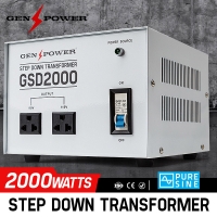2000W GENPOWER Step Down Transformer 240V-110V Stepdown Voltage Converter AU-US