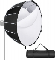Neewer 47.2in/120cm Quick-Setup Deep Parabolic Softbox with Bowens Mount Compatible with 300D II 120D II 200D 200X SL-60W