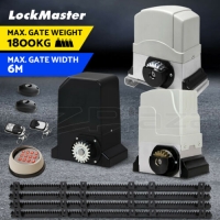 LockMaster Sliding Gate Opener 1800KG Electric Motor Automatic Keypad Sensor