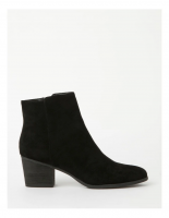 Miss Shop Holly Heeled Ankle Boot In Black