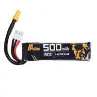 US$14.99 (~A$21.04) - 2PCS Auline 11.1V 500mAh 80C 3S XT30 Plug Lipo Battery for Toothpick Whoop Sale