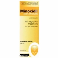 Minoxidil 5% Extra Strength Hair Regrowth Treatment 180mL 3 Months Supply