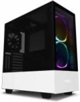 NZXT H510 Elite - CA-H510E-W1 - Premium Mid-Tower ATX Case PC Gaming Case - Dual-Tempered Glass Panel - Front I/O USB Type-C