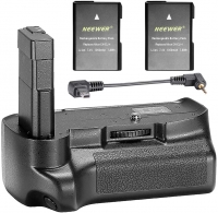 Neewer Professional Vertical Battery Grip with 2 Packs 7.4V 1050 mAh EN-EL14 Replacement Li-ion Batteries Compatible with Nikon