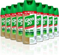 $44 - Glen 20 Disinfectant Spray 300 G, Original, 9 Pack - 
