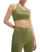 Calvin Klein Medium Impact Sports Bra Capulet Olive