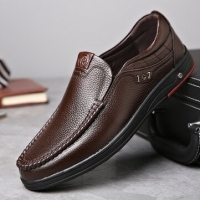 Comfy Casual Business Genuine Leather Slip On Soft Oxfords Sale