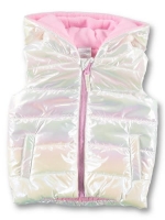 Toddler Girl Puffa Rainbow Vest