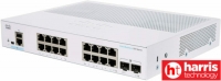 Cisco Business CBS350-16T-E-2G Managed Switch, 16 Port GE, Ext PS, 2x1G SFP