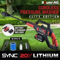 PRE-ORDER Cordless Pressure Washer Kit with 20V SYNC Battery and Charger - Elite Edition