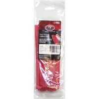 SCA Cable Ties - 200mm x 4.8mm, 25 Pack, Red