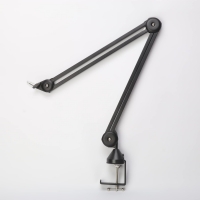 lehom Microphone Arm Mount,,Microphone Stand, Adjustable Hanging Boom Scissor Arm Mount With 3/8