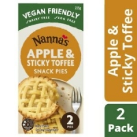 $4.32 - Nanna's Vegan Friendly Apple & Toffee Snack Pies 225 gram