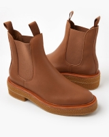 Nic Leather Boot - Caramel