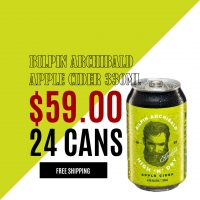 Bilpin Archibald High N Dry Apple Cider 24*330ml $59 (RRP $89) Delivered @ Liquorkart  
