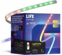 LIFX Lightstrip 2m, Wi-Fi Smart LED Light Strip, Full Colour Zones with Polychrome Technology, No Bridge Required, Compatible