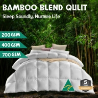 Aus Made All Size Microfiber Microfibre Bamboo Winter Summer Quilt Duvet Doona
