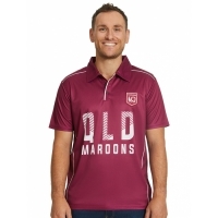 QLD Maroons State of Origin V Design Polo