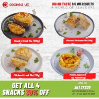 It’s On 30% Off 4 Soups + 4 Meal Snacks (Pies, Filo, Quiche) on any Meal Bundle Over $99 – Free Shipping