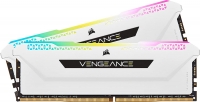 Corsair Vengeance RGB PRO SL 32GB (2x16GB) DDR4 3600Mhz C18 White Heatspreader Desktop Gaming Memory - 