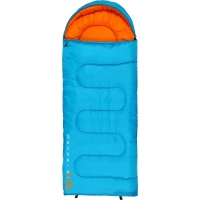 [Club] Wanderer MiniFlame Single Hooded Sleeping Bag Blue / Orange
