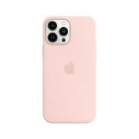 Apple iPhone 13 Pro Max Silicone Case with MagSafe Chalk Pink