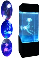 Jellyfish Lamp Electric Jellyfish Tank Aquarium - LED Fantasy Jellyfish Lamp Color Changing Mood Lamp - Home Decoration Magic