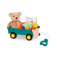 B. toys - Happyhues Cara-Mellow Bear Plans a Colourful Picnic Party - Plush Bear & Book Set