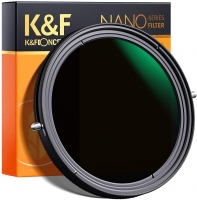 K&F Concept 77mm Variable Fader ND2-ND32 ND Filter and CPL Circular Polarizing Filter 2 in 1 for Camera Lens No X Spot Weather