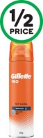 Gillette Pro Shave Foam or Gel 195-245g