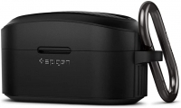 SPIGEN Rugged Armor Case Design for Sony WF-1000XM4 in-Ear Headphones Ultra Slim Soft TPU Cover - Black