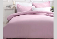 Queen Size Pink Quilt Cover Set (3PCS)
