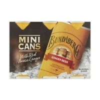 Bundaberg Ginger Beer Multipack Cans 200mL 6 pack