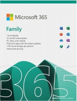 Microsoft 365 Family, 1 Year Subscription 6 User - 