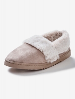 Rivers Velour Plush Lined Slippers