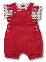 Baby Tee And Dungaree Set