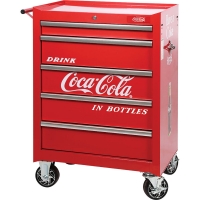 Coca-Cola Tool Cabinet 5 Drawer 27 Inch