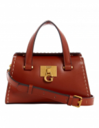 Guess Stephi Whisky Top Handle Crossbody Bag