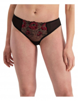 Temple Luxe Elodie Brazilian Red Floral Brief