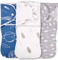 Lekebaby Baby Swaddle Blanket for Baby Boy Girl Newborn Swaddle Blankets 3-6 Months, 100% Cotton Swaddling Blankets Wrap Sack