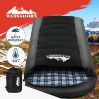 Weisshorn Sleeping Bag Bags Single Camping Hiking -20°C Tent Winter Thermal - 9355720035452