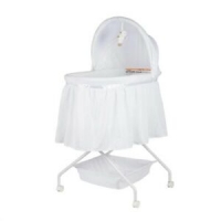 Childcare Quilted Baby Bassinet Incl Foam Mattress & Removable Canopy Lamb Birth
