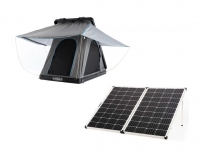 Adventure Kings Grand Tourer Roof Top Tent + 250W Folding Solar Panel with MPPT