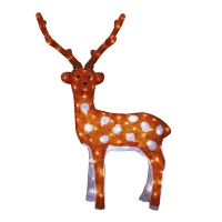 Acrylic Turning Head Deer- H83cm – Xmas Outdoor Decorations