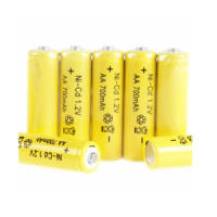 10x AA Ni-Cd 700 mAh 1.2V Rechargeable Batteries NiCd Nickel Cadmium Battery