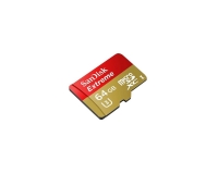 SanDisk 64GB Extreme microSDXC 100MB/s Memory Card with Adapter