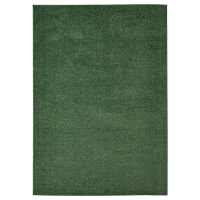 SPORUP Rug, low pile, dark green, 170x240 cm